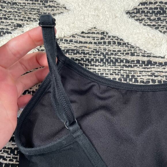 Capezio Elegant Black Dance Bodysuit leotard dance tumble Medium - Picture 3 of 4